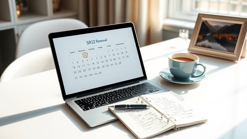 inform insurer of sr22