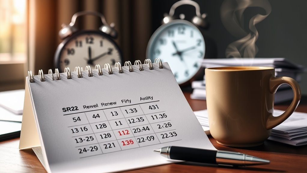 sr22 requirement duration explained